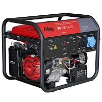 Бензиновый генератор FUBAG BS 5500 A ES в супертихом зимнем кожухе 1400SS RAL 7035