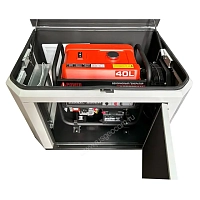 Генератор A-iPower A7000EAX в тихом зимнем кожухе 1200 RAL 7035