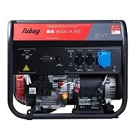 Бензиновый генератор FUBAG BS 8000 A ES в тихом зимнем кожухе 1200 RAL 7024