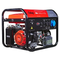 Бензиновый генератор FUBAG BS 5500 A ES в супертихом зимнем кожухе 1400SS RAL 7024