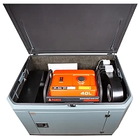 Генератор A-iPower A9000EAX в супертихом зимнем кожухе 1400SS RAL 7031