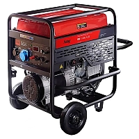 Бензиновый генератор FUBAG BS 11000 A ES в тихом зимнем кожухе 1600 RAL 7035
