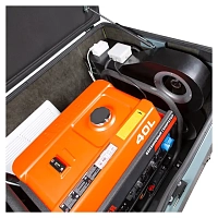 Генератор A-iPower A9000EAX в супертихом зимнем кожухе 1400SS RAL 7031