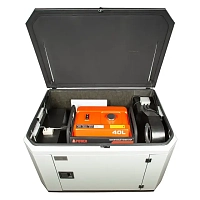 Генератор A-iPower A7000EAX в супертихом зимнем кожухе 1400SS RAL 7035