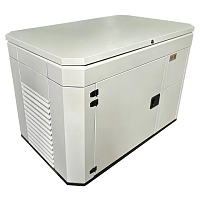 Бензиновый генератор A-iPower A17000TEAX в тихом зимнем кожухе 1600 RAL 7035 + блок автозапуска A-iPower 230В/400В 100А 8 ПИН