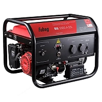Бензиновый генератор FUBAG BS 3300 A ES в тихом зимнем кожухе 1200 RAL 7035