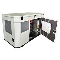 Бензиновый генератор A-iPower A13000TEAX в тихом зимнем кожухе 1600 RAL 7035 + блок автозапуска A-iPower 230В/400В 100А 8 ПИН