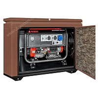 Генератор A-iPower A9000EAX в тихом зимнем кожухе 1200 RAL 8017