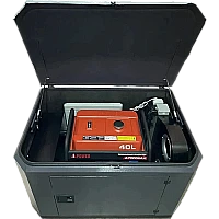 Генератор A-iPower A7000EAX в супертихом зимнем кожухе 1400SS RAL 7024