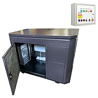 Бензиновый генератор A-iPower A17000EAX в тихом зимнем кожухе 1600 RAL 8019 + блок автозапуска A-iPower 230В/400В 100А 8 ПИН