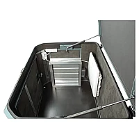 Бензиновый генератор FUBAG BS 6600 A ES в тихом зимнем кожухе 1200 RAL 8019